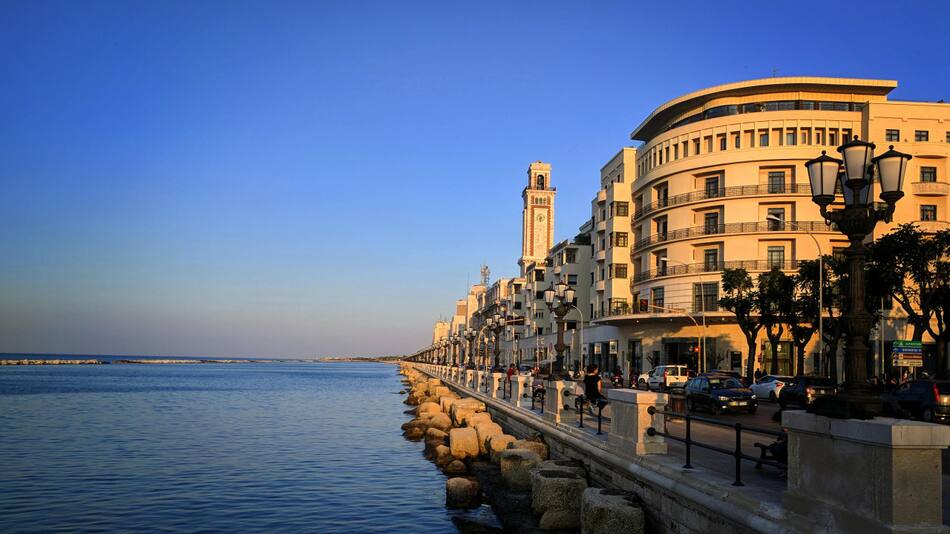 Bari, ciudad de la ragión de Apulia, en Italia. Foto: Pexels