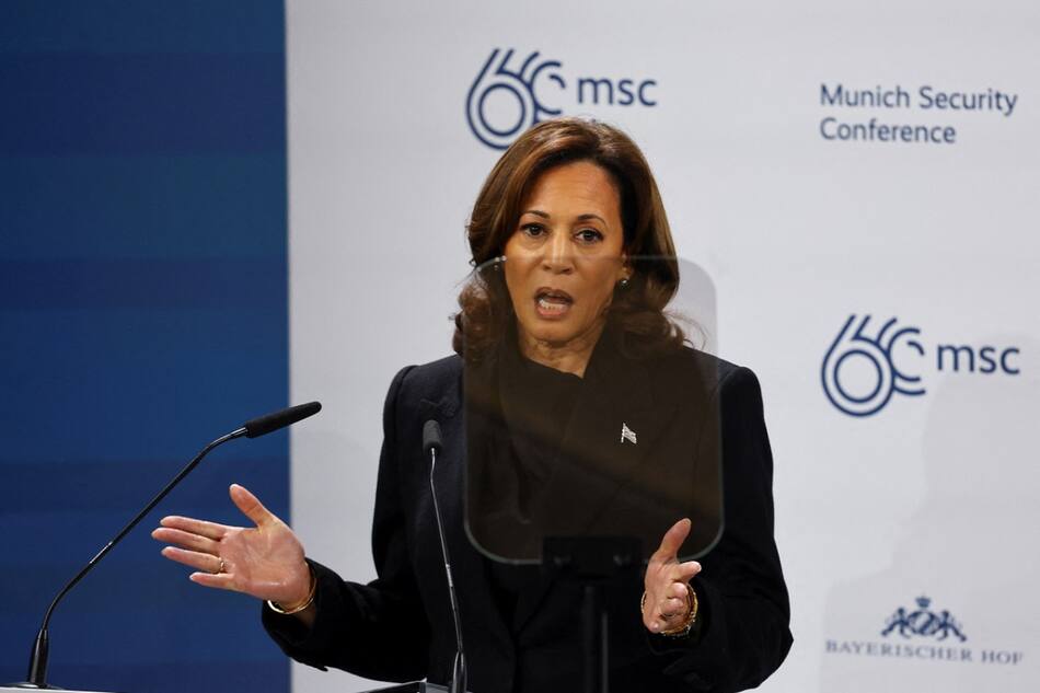 Kamala Harris, vicepresidenta de Estados Unidos. Foto: Reuters.
