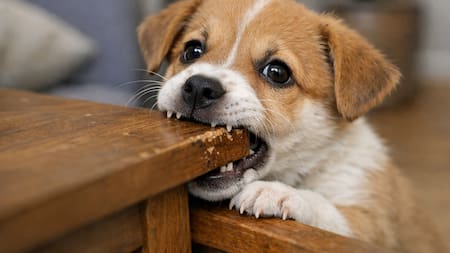 ¿Tu mascota te muerde los muebles?: el truco ideal con un producto de cocina que espanta a los animales