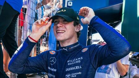Franco Colapinto. Foto: Instagram @williamsracing