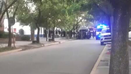 Motín en Ezeiza, foto NA