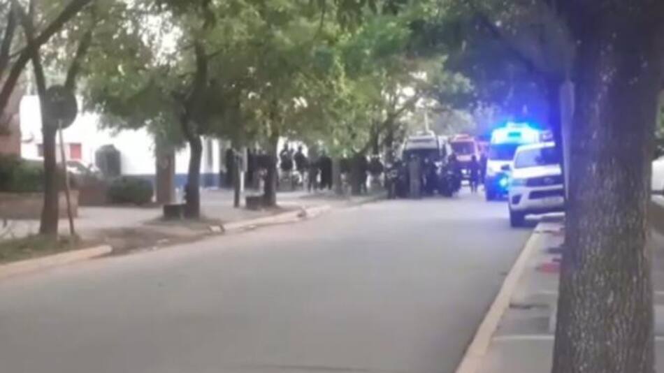 Motín en Ezeiza, foto NA