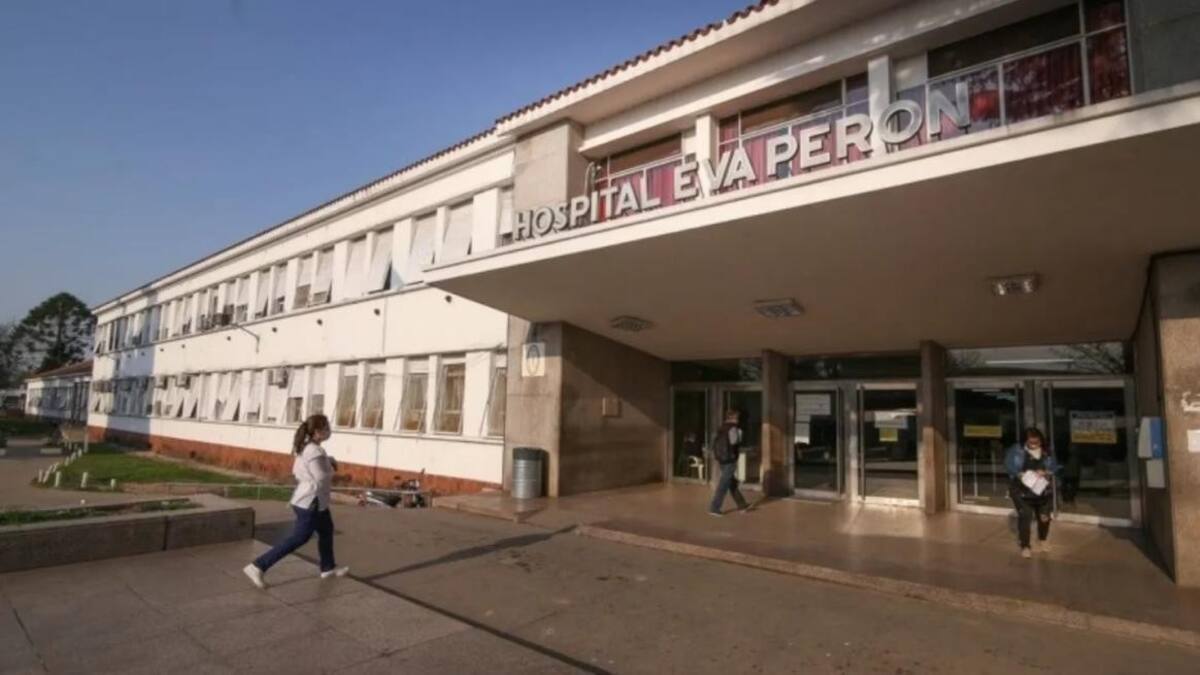 Hospital Eva Perón de Rosario. Foto: Rosario 3