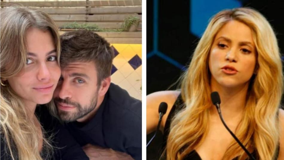 Shakira, Piqué y Clara Chía_Instagram y Reuters