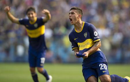 Leandro Paredes cuando jugaba en Boca. Foto: NA.