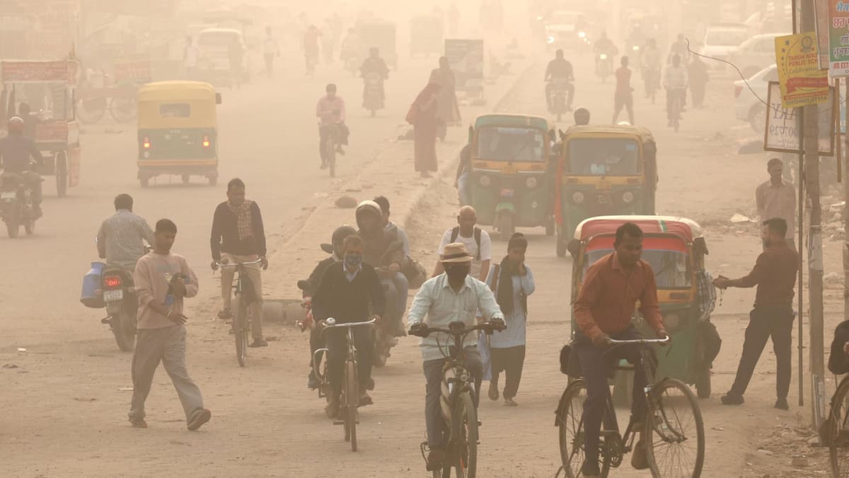 Contaminación en India. Foto: EFE.