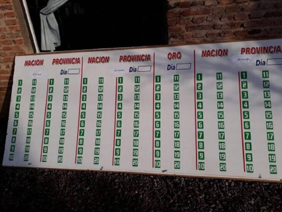 Golpe al juego clandestino - quiniela trucha