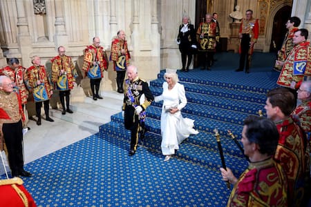Rey Carlos III y Camila. Foto: Reuters.