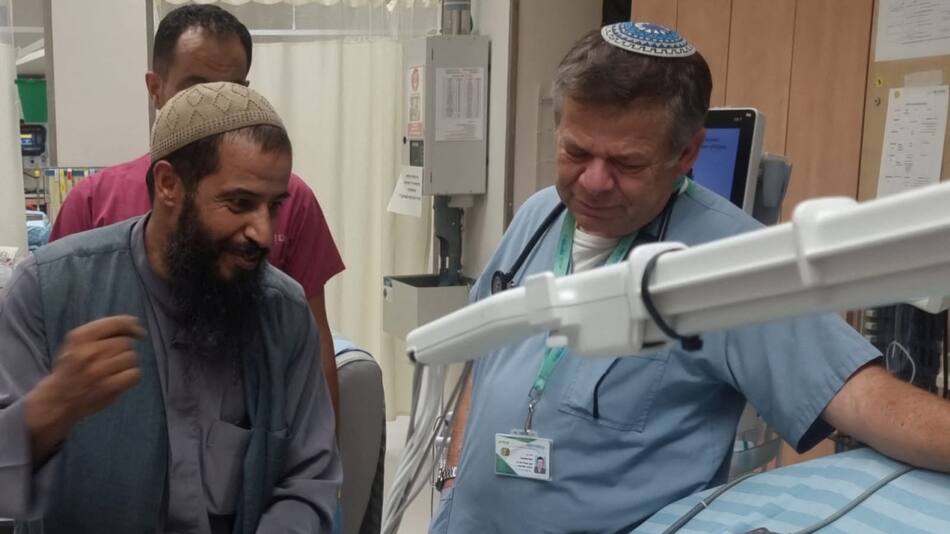 Kaid Farhan al Qadi, rehén de Hamás rescatado. Foto: Reuters.