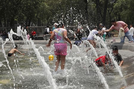 Ola de calor en México. Foto: EFE
