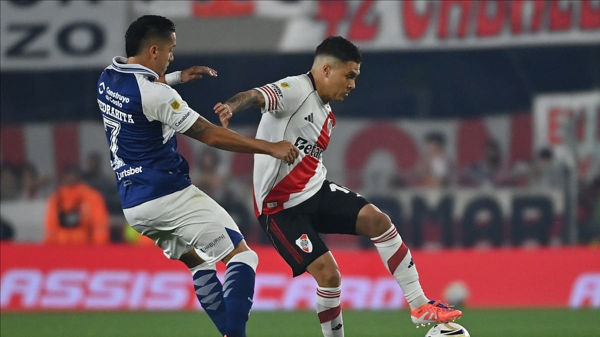 River Plate vs. Gimnasia y Esgrima La Plata; Torneo Clausura 2025.