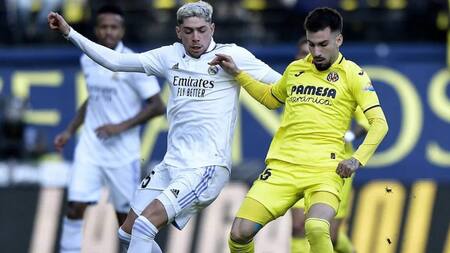 Fede Valverde, Real Madrid vs Villareal. Foto: EFE