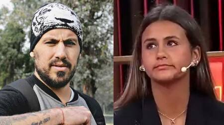 Cristian "el Ogro" Fabbiani y su hija Uma. Foto: redes sociales - captura América TV
