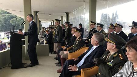 Mauricio Macri - Día del Ejército