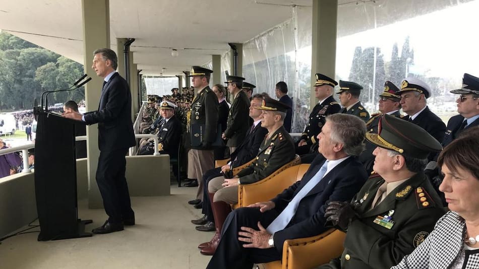 Mauricio Macri - Día del Ejército