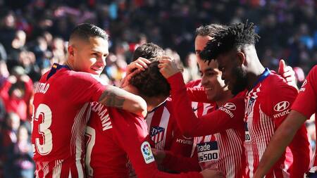 Festejo del Atlético Madrid (Reuters)