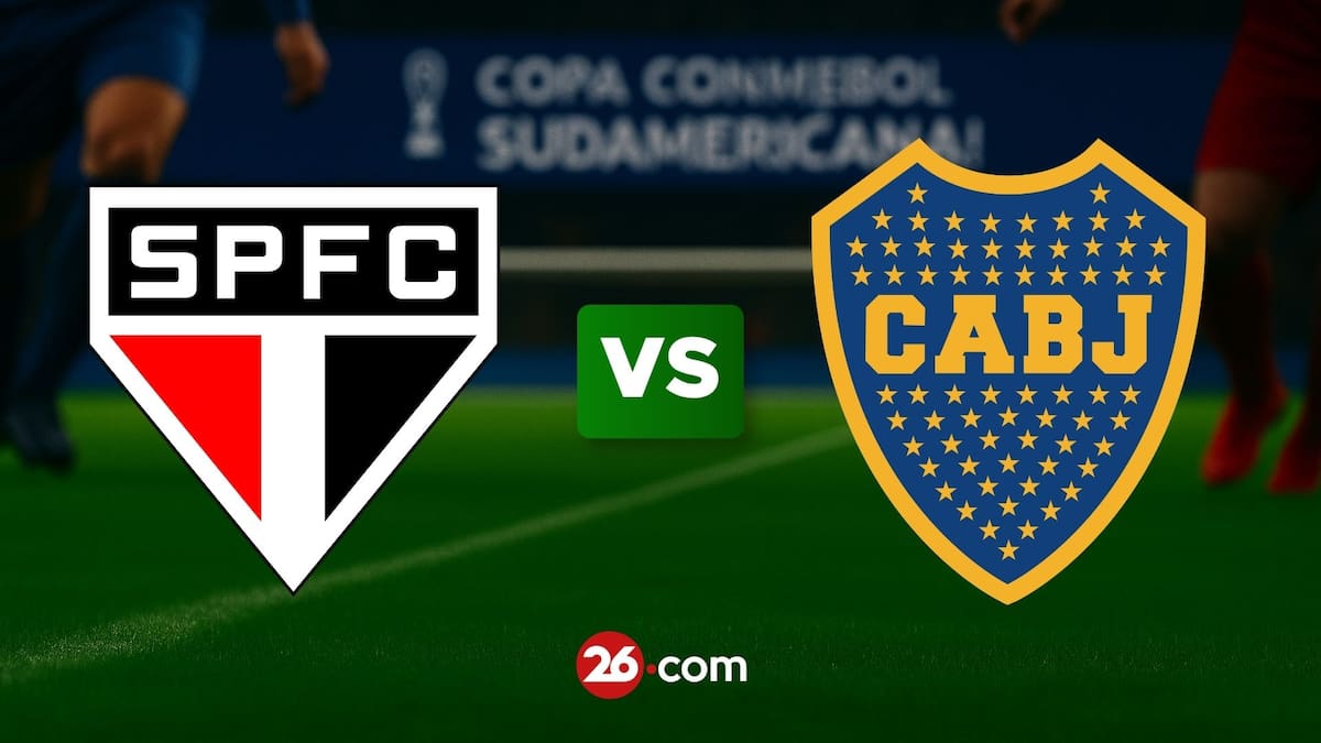 San Pablo vs Boca Juniors por la Copa Sudamericana.
