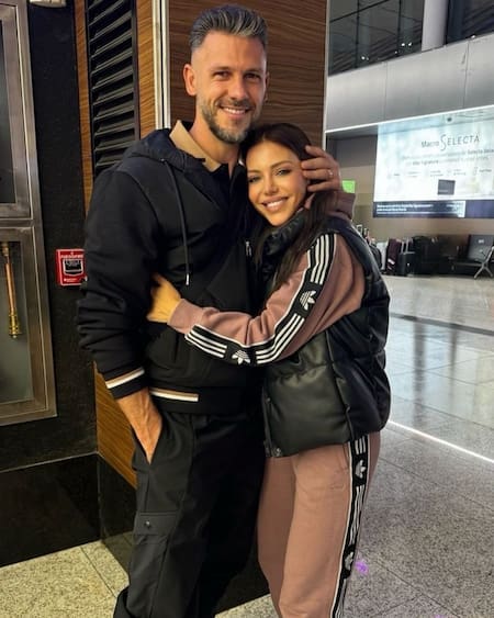 Evangelina Anderson y Martín Demichelis. Foto: Instagram.