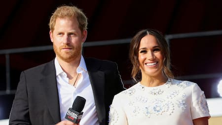 Meghan Markle y el Príncipe Harry. Foto: Reuters.