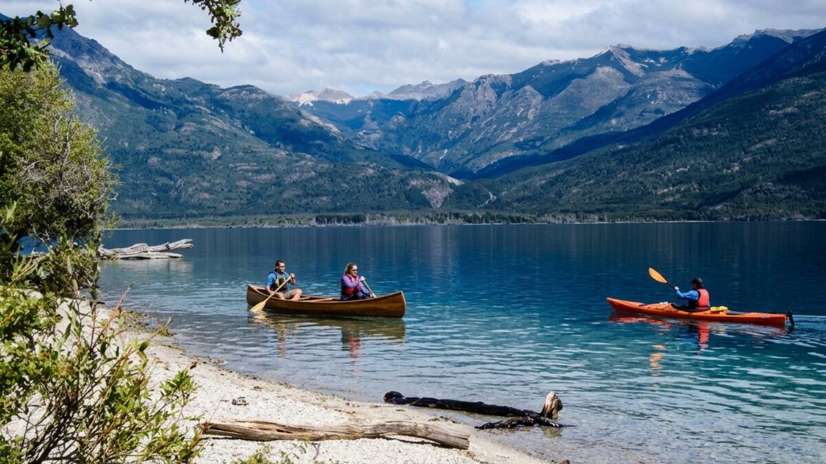 El Lago Epuyén, en Chubut.