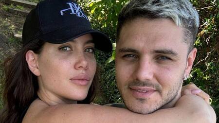 Wanda Nara y Mauro Icardi. Foto: Instagram.