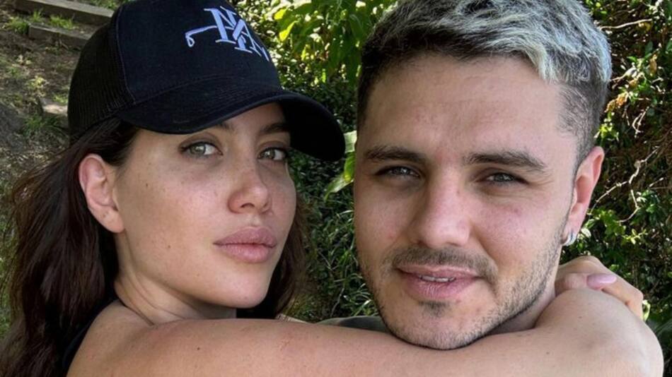 Wanda Nara y Mauro Icardi. Foto: Instagram.