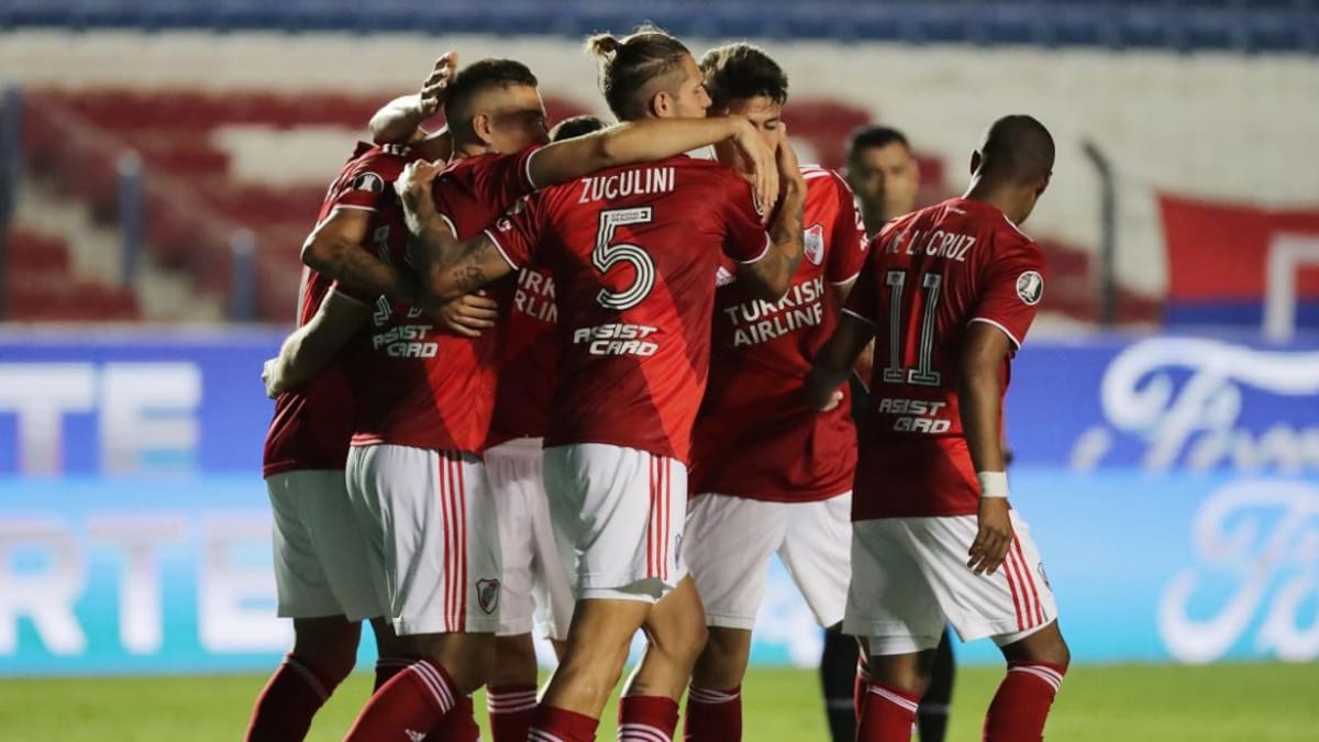 Copa Libertadores: River goleó 6 a 2 a Nacional y selló su pase a semifinales