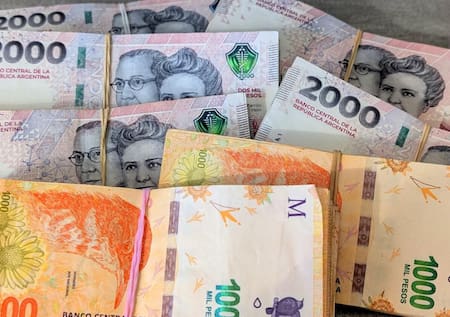 Dinero argentino. Foto: @infoviajera.com