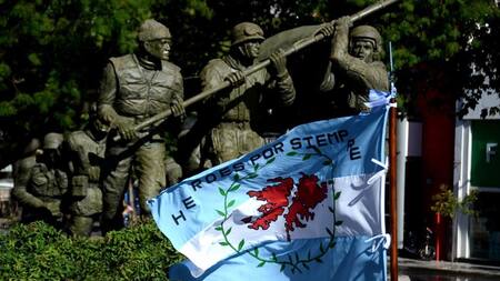 Guerra de Malvinas, bandera, combatientes