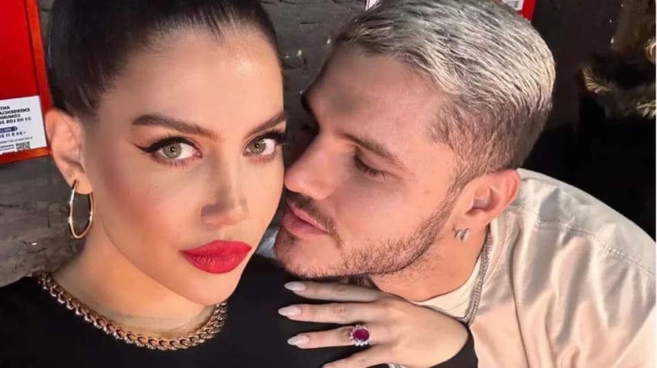 Wanda Nara y Mauro Icardi. Foto: Instagram/wanda_nara