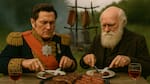 Juan Manuel de Rosas y Charles Darwin compartieron un asado con cuero en la Patagonia: “Me dijo que era inhumano”