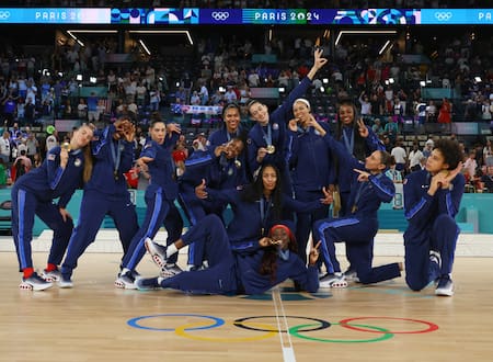 El básquet femenino de Estados Unidos lograron la medalla de oro. Foto: Reuters.