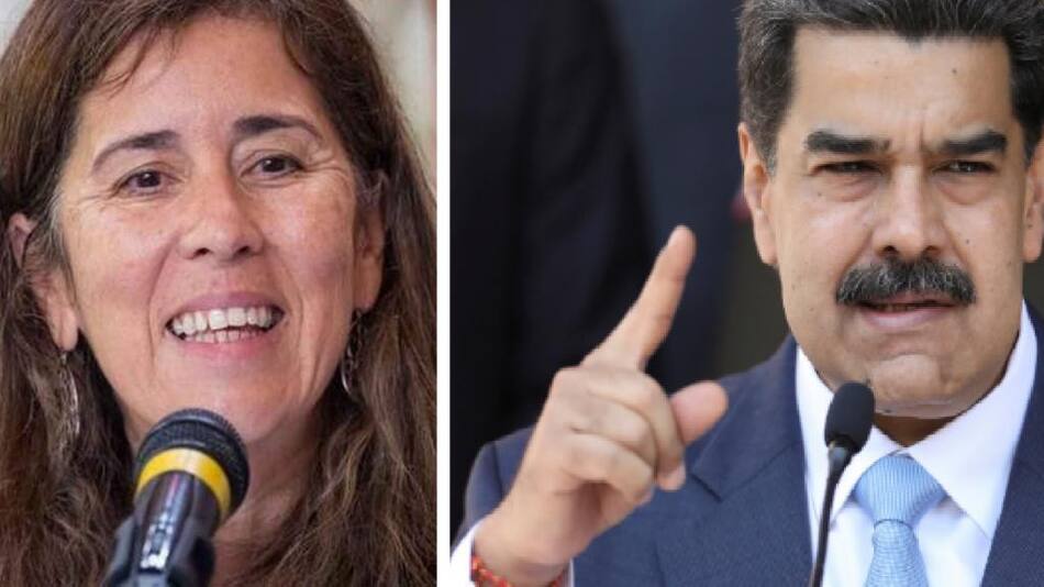 Isabel Brilhante Pedrosa y Nicolás Maduro, REUTERS
