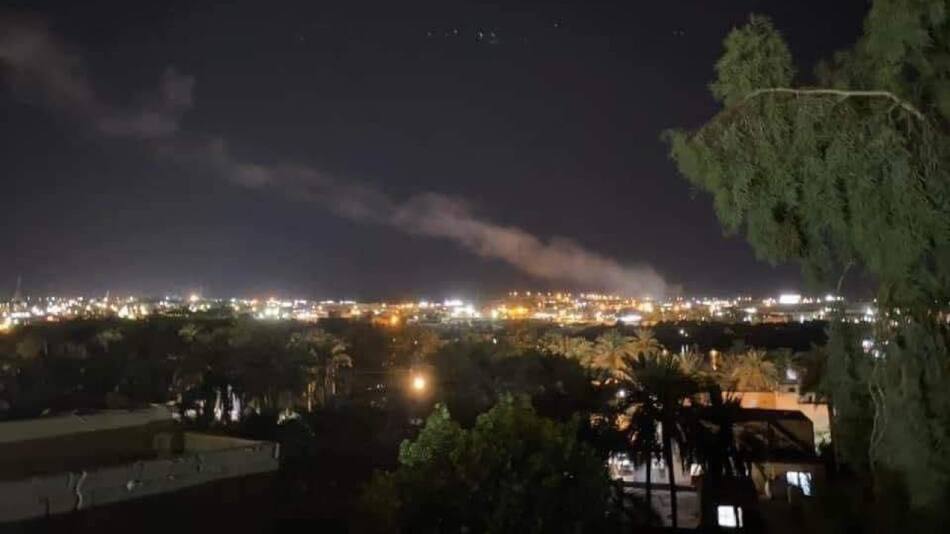 Ataque a la base aérea de Ain al Asad. Foto: X @yatircohen.