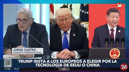 Jorge Castro sobre la advertencia de Trump a la Unión Europea. Foto: Captura de video