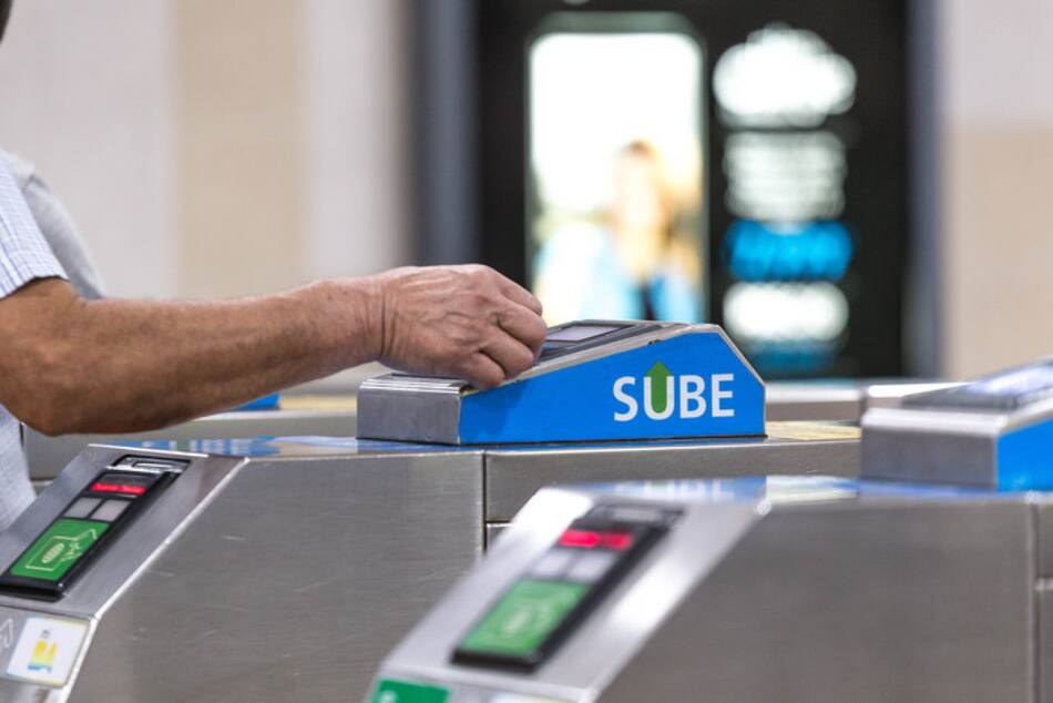 Tarjeta sube. Foto: X