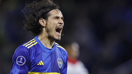 Edinson Cavani, Boca. Foto: EFE.