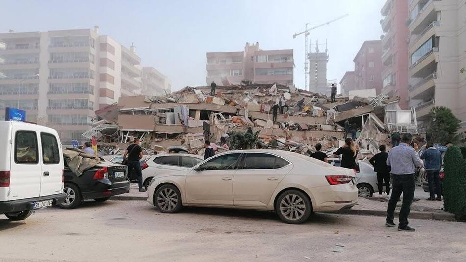 Al menos 22 muertos y 800 heridos por un sismo que afectó a Turquía y Grecia
