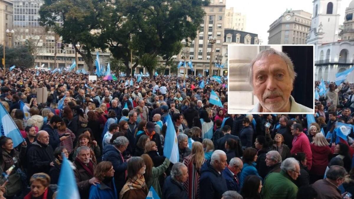 #24A, marcha afavor del Gobierno, Luis Brandoni