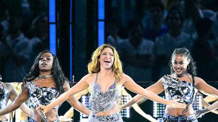 Shakira en la final de la Copa América. Foto: X