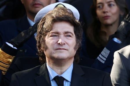 Javier Milei en el acto por el Día del Veterano y de los Caídos en la Guerra de Malvinas. Foto: REUTERS/Agustin Marcarian.