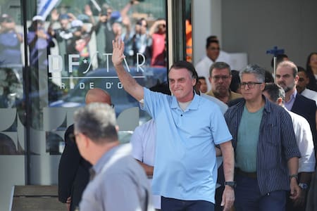 Jair Bolsonaro recibió el alta médica. Foto: Reuters/Adriano Machado