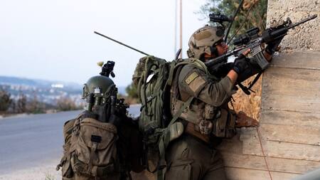 Soldados israelíes en la Franja de Gaza; guerra Israel-Hamás: Foto: X @idfonline