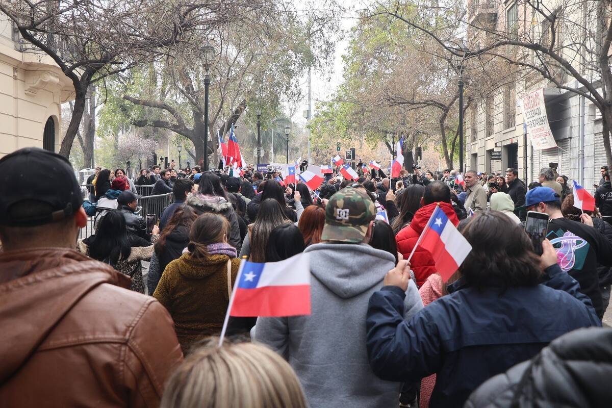 Acto de Marco Enríquez-Ominami en Chile