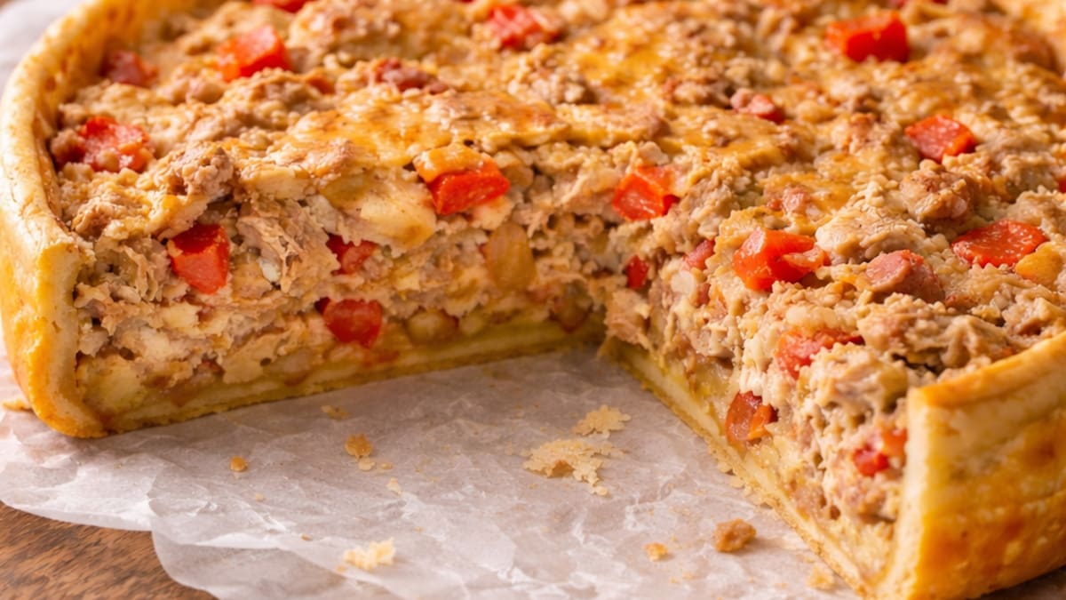 Tarta de atún.