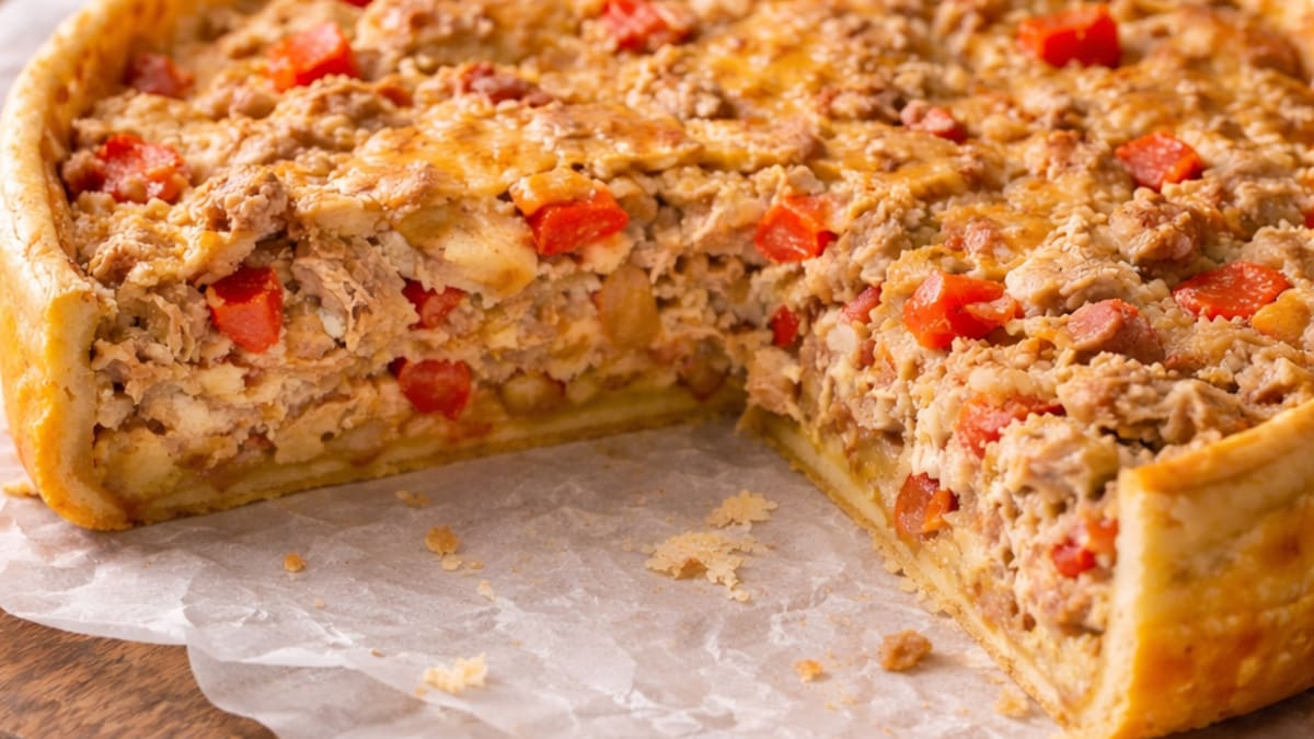 Tarta de atún.