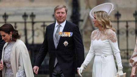 Máxima Zorreguieta junto a su esposo, el rey de Países Bajos. Foto: Reuters.