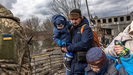 Niños ucranianos. Foto: EFE