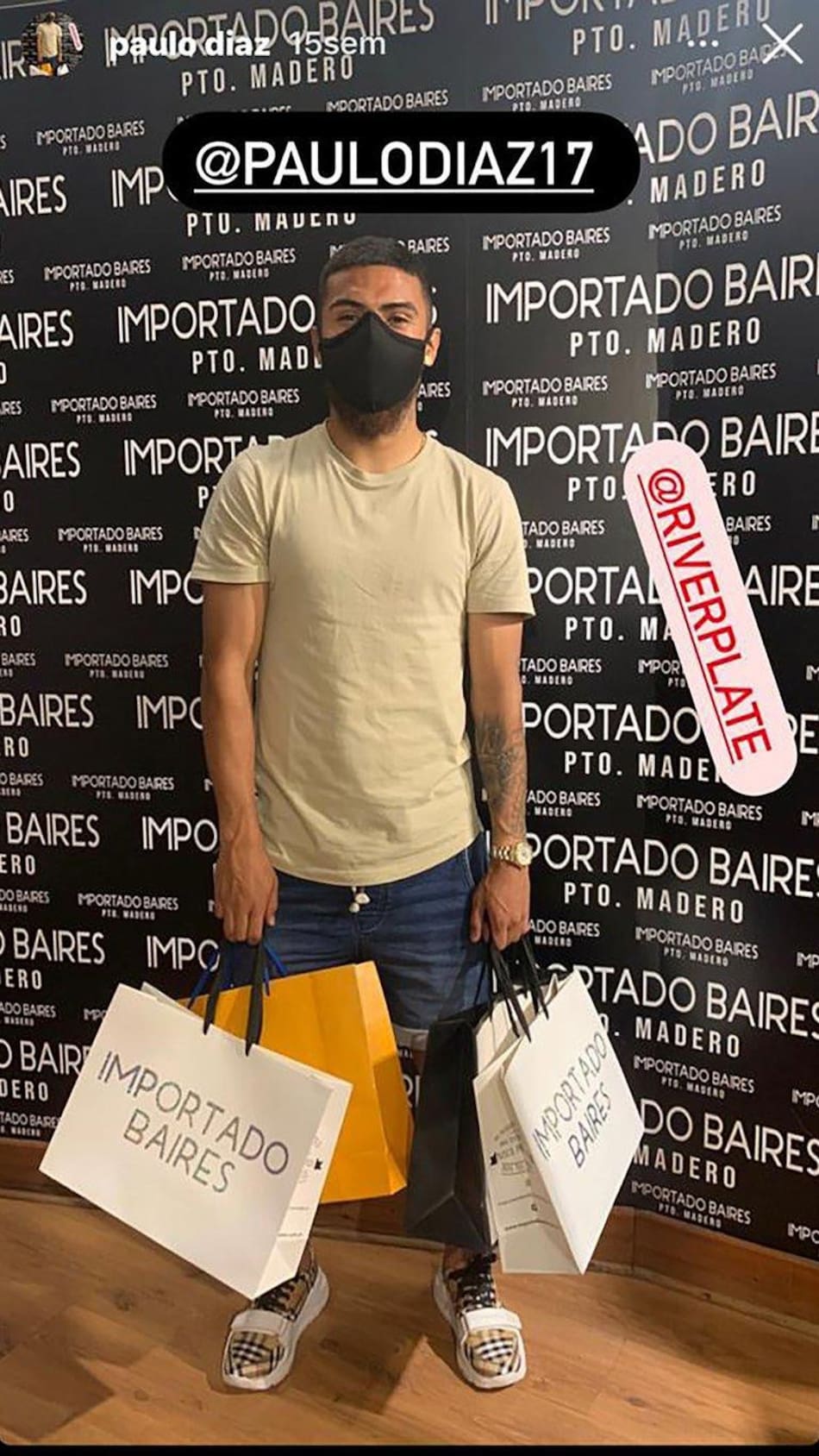Paulo Diaz, jugador de River