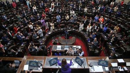 Jura de nuevos diputados en el Congreso. Foto: NA.